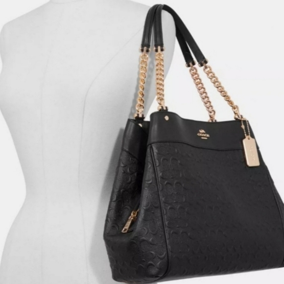 ✅️ COACH SET Matching Designer Bag Wallet Signature - Picture 5 of 16